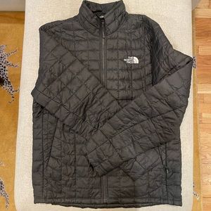 Black Thermoball North Face jacket